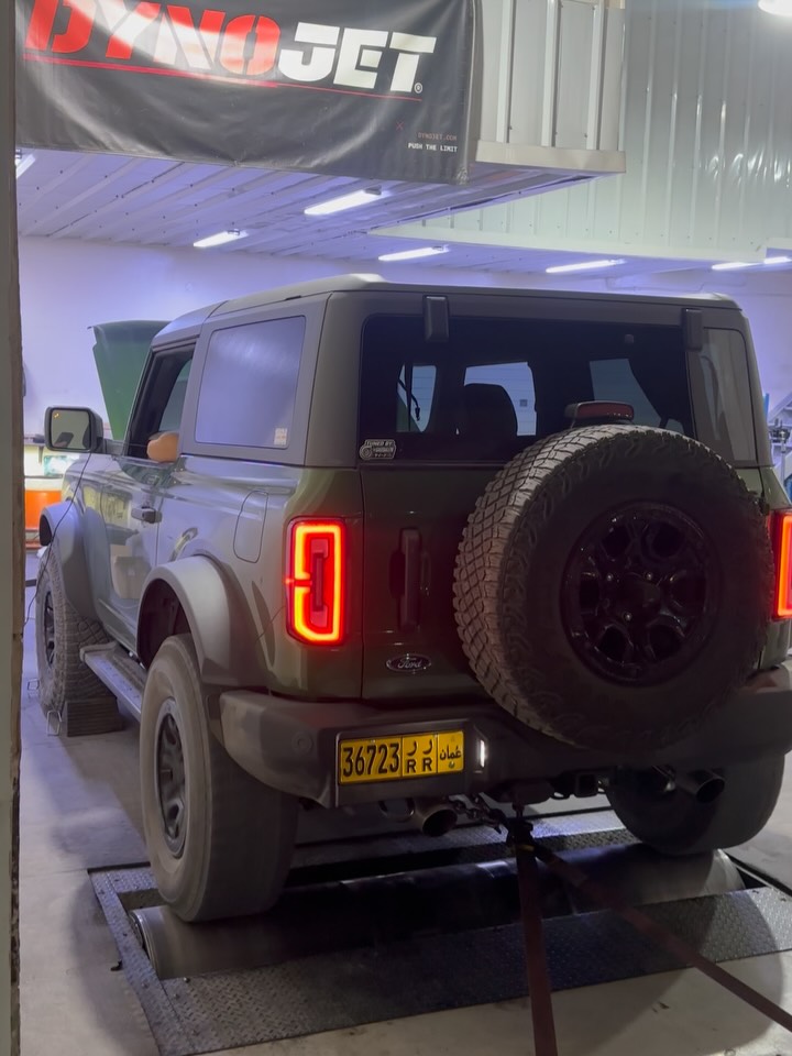 2023 Bronco 2.7 TT · 332 WHP dyno result